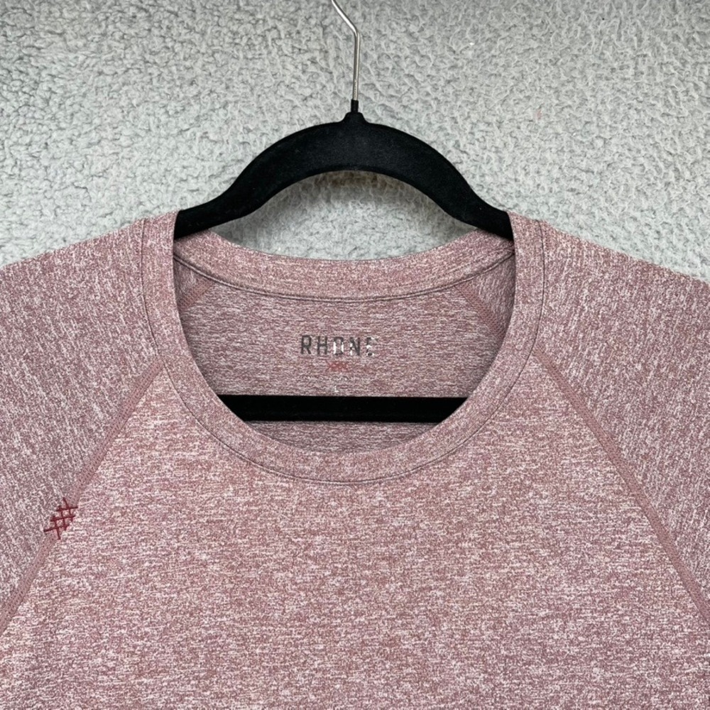 Rhone Reign T-Shirt Mens Large Mauve‎ Heathered Short Sleeve RGN-172 - Picture 2 of 10